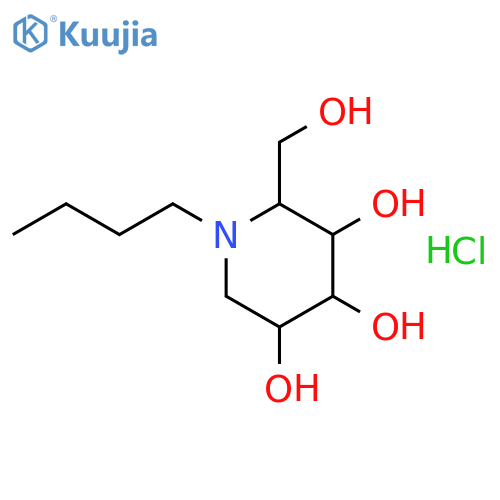 N-Butyldeoxymannojirimycin Hydrochloride structure