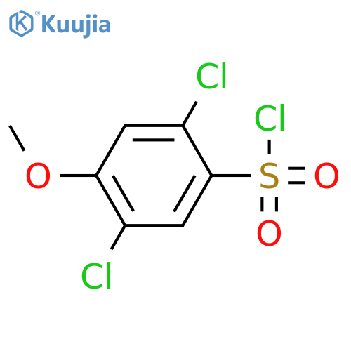 2,5-Dichloro-4-methoxybenzene-1-sulfonyl Chloride structure