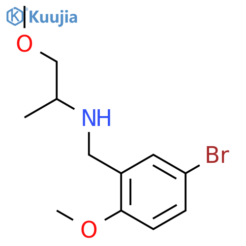 (5-Bromo-2-methoxybenzyl)(2-methoxy-1-methylethyl)amine structure