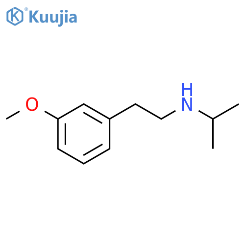 [2-(3-Methoxyphenyl)ethyl](propan-2-yl)amine structure