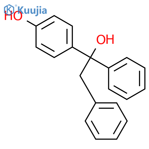 1,2-Diphenyl-1-(4-hydroxyphenyl)ethanol structure