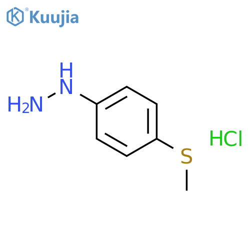 Hydrazine,[4-(methylthio)phenyl]-, hydrochloride (1:?) structure