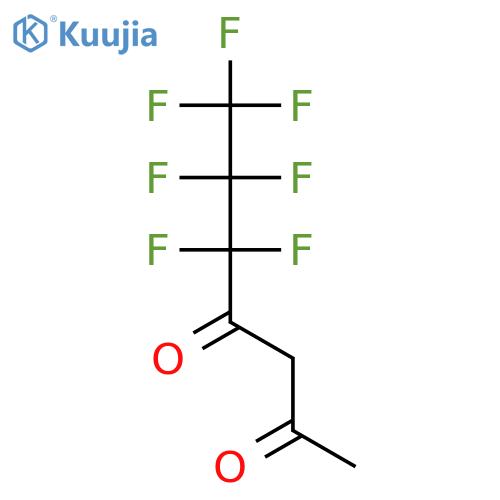 1,1,1,2,2,3,3-Heptafluoroheptane-4,6-dione structure