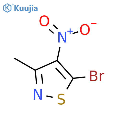5-Bromo-3-methyl-4-nitro-isothiazole structure