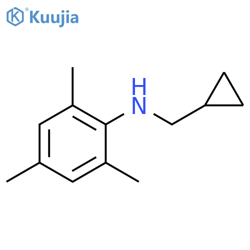 N-(cyclopropylmethyl)-2,4,6-trimethylaniline structure