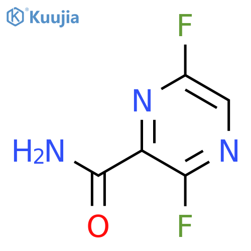 Des-(3-Oxo-3,4-dihydrogen) 3,6-Difluoro Favipiravir structure