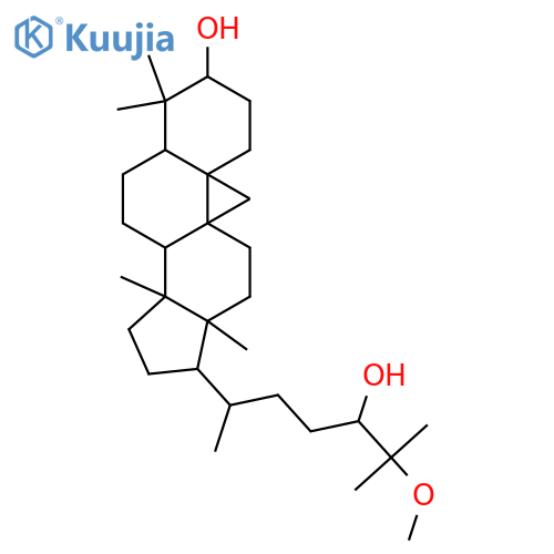 9,19-Cyclolanostane-3,24-diol, 25-methoxy-, (3β,24S)- structure