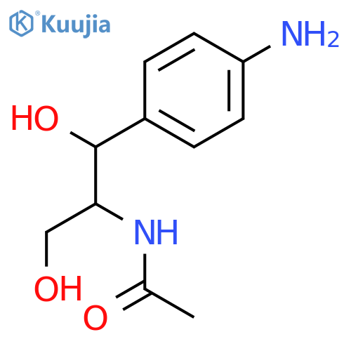 Acetamide, N-[2-(4-aminophenyl)-2-hydroxy-1-(hydroxymethyl)ethyl]- structure