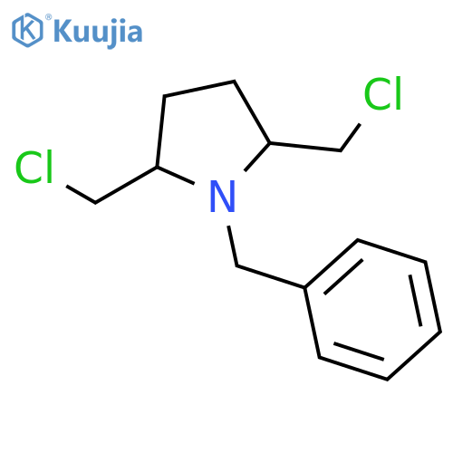 1-Benzyl-2,5-bis(chloromethyl)pyrrolidine structure