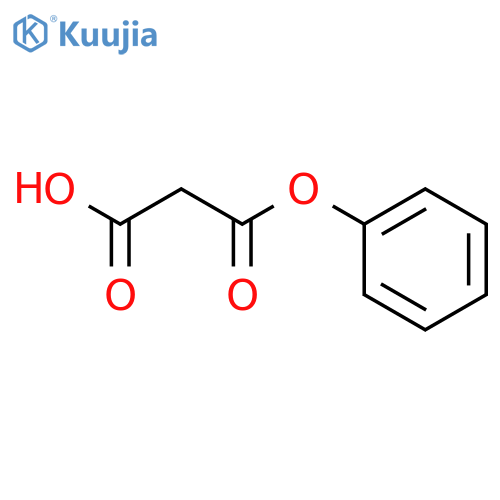 Propanedioic acid,1-phenyl ester structure