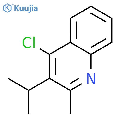 4-chloro-2-methyl-3-(propan-2-yl)quinoline structure