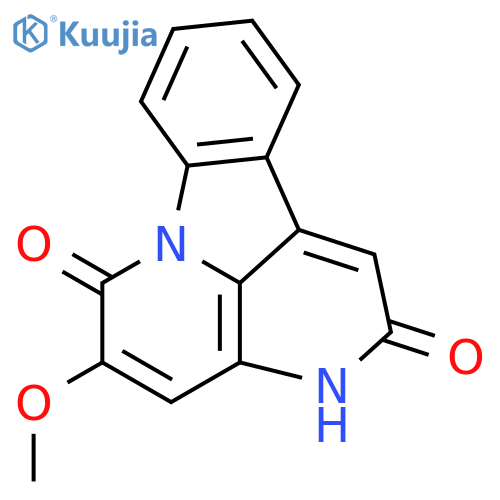 5-methoxy-3H-indolo[3,2,1-de][1,5]naphthyridin-2,6-dione structure