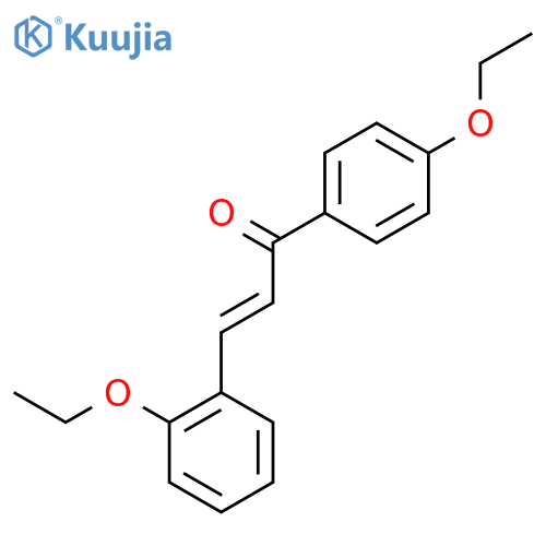 (2E)-3-(2-Ethoxyphenyl)-1-(4-ethoxyphenyl)prop-2-en-1-one structure