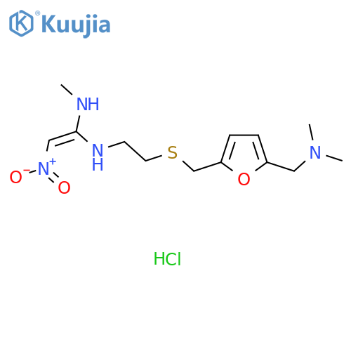 Ranitidine HCL structure