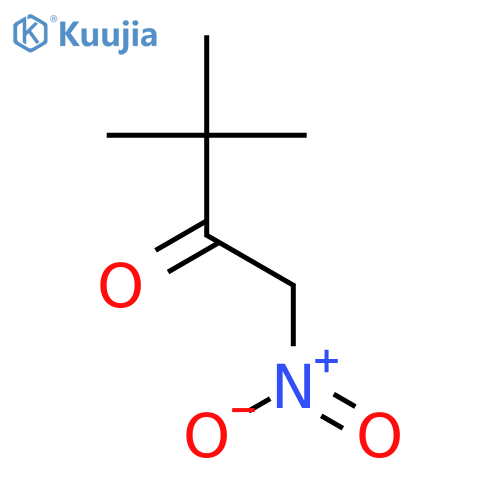 3,3-dimethyl-1-nitrobutan-2-one structure