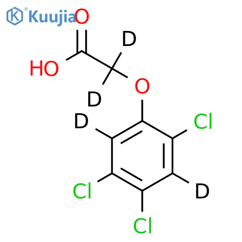 2,4,5-Trichlorophenoxyacetic Acid-d4 structure