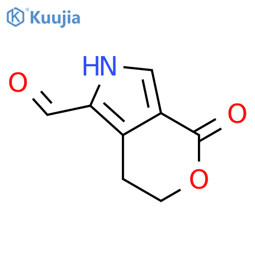 Pyrano[3,4-c]pyrrole-1-carboxaldehyde,2,4,6,7-tetrahydro-4-oxo- structure