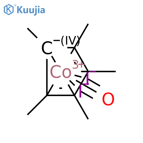 carbonyldiiodo(pentamethylcyclopentadienyl)cabalt structure