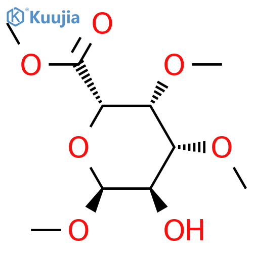 α-D-Galactopyranosiduronic acid, methyl 3,4-di-O-methyl-, methyl ester structure