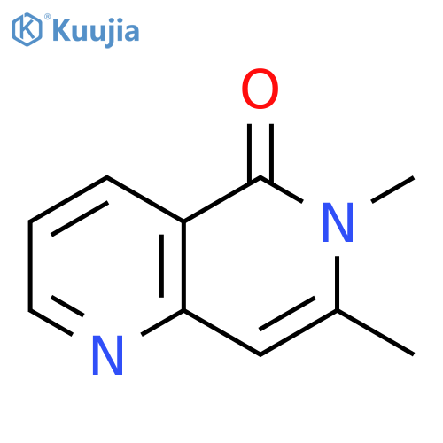 1,6-Naphthyridin-5(6H)-one, 6,7-dimethyl- structure