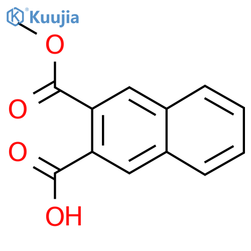 3-(Methoxycarbonyl)naphthalene-2-carboxylic acid structure
