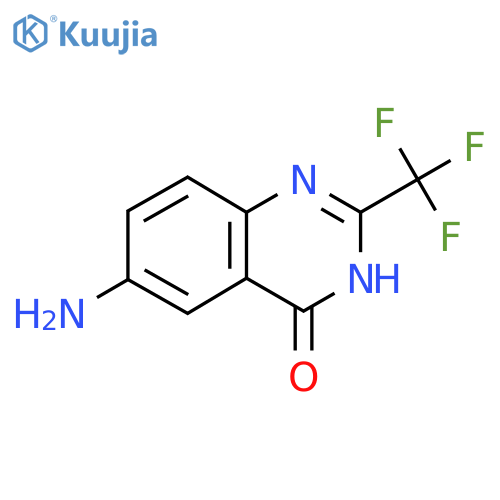 6-Amino-2-(trifluoromethyl)quinazolin-4(1H)-one structure