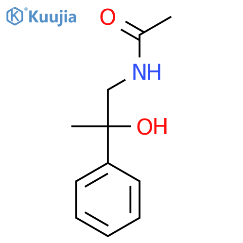 N-(2-hydroxy-2-phenylpropyl)acetamide structure