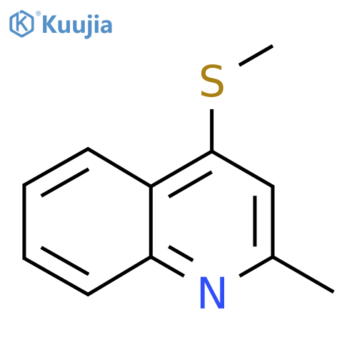 2-Methyl-4-methylsulfanylquinoline structure