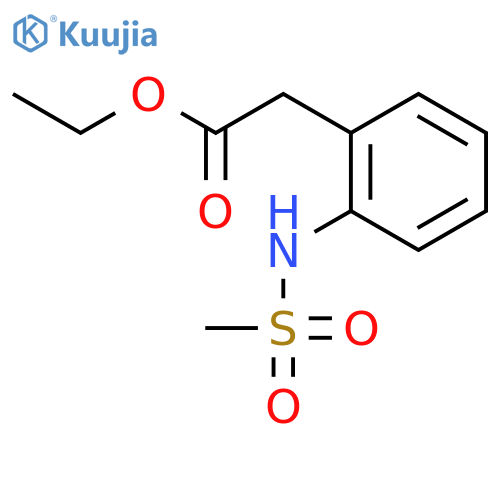 Ethyl 2-(Methylsulfonamido)phenylacetate structure