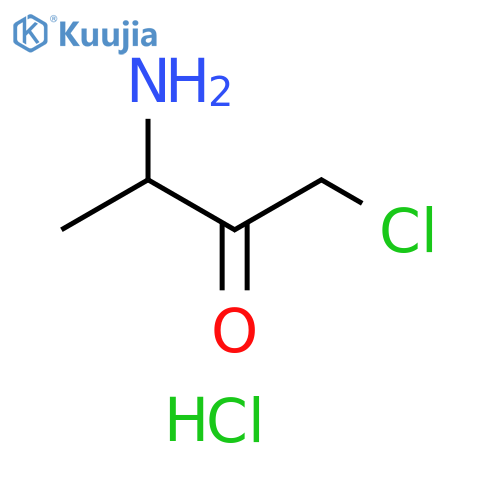 3-amino-1-chlorobutan-2-one hydrochloride structure