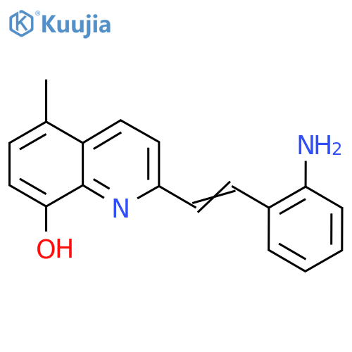 2-2-(2-Aminophenyl)vinyl-5-methylquinolin-8-ol structure