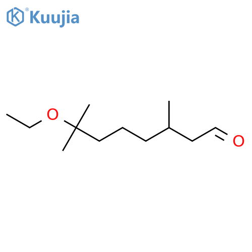 Octanal,7-ethoxy-3,7-dimethyl- structure