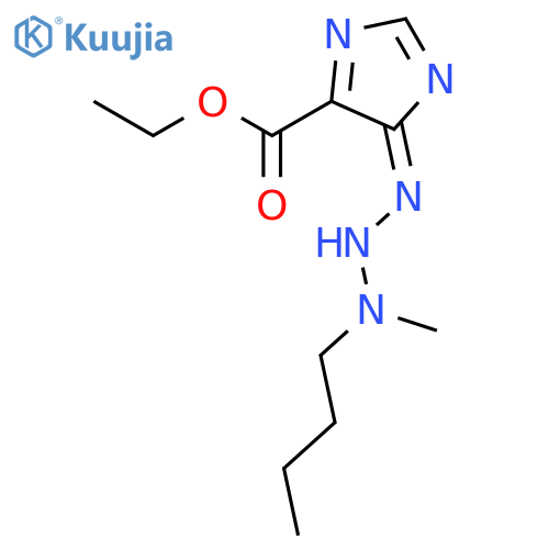 1H-Imidazole-4-carboxylicacid, 5-(3-butyl-3-methyl-1-triazen-1-yl)-, ethyl ester structure