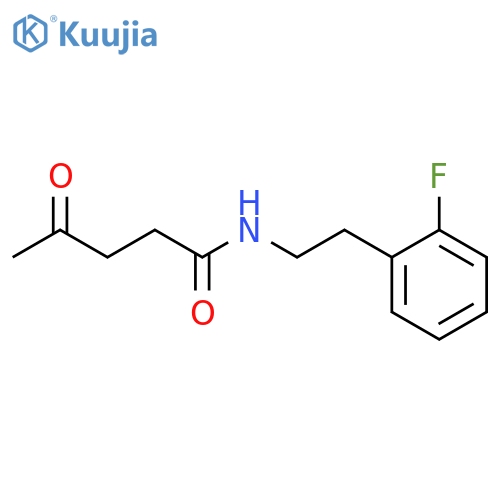 N-2-(2-Fluorophenyl)ethyl-4-oxopentanamide structure