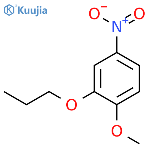 Benzene, 1-methoxy-4-nitro-2-propoxy- structure