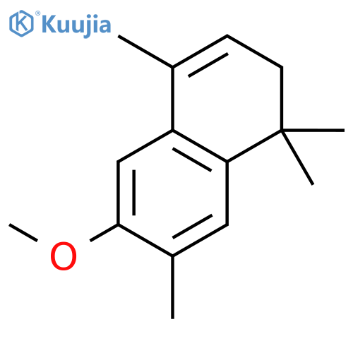 Naphthalene, 1,2-dihydro-6-methoxy-1,1,4,7-tetramethyl- structure