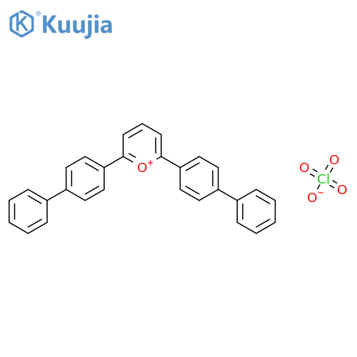 Pyrylium, 2,6-bis([1,1'-biphenyl]-4-yl)-, perchlorate structure