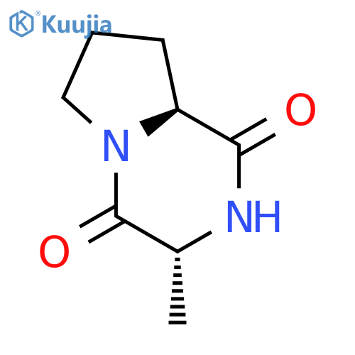 Cyclo(-D-Ala-L-Pro) structure