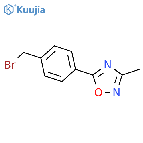 5-4-(Bromomethyl)Phenyl-3-Methyl-1,2,4-Oxadiazole structure