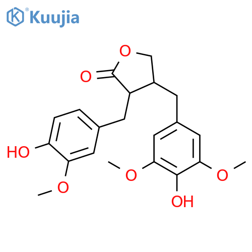 3,3',4,4',5'-Pentahydroxy-8,8'-lignan-9,9'-olide; (8R,8'R)-form, 3,3',5'-Tri-Me ether structure
