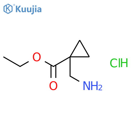 Ethyl 1-(Aminomethyl)cyclopropanecarboxylate Hydrochloride structure