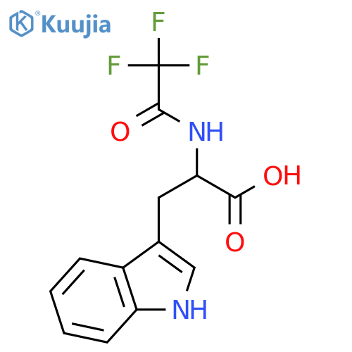N-(Trifluoroacetyl)-L-tryptophan structure