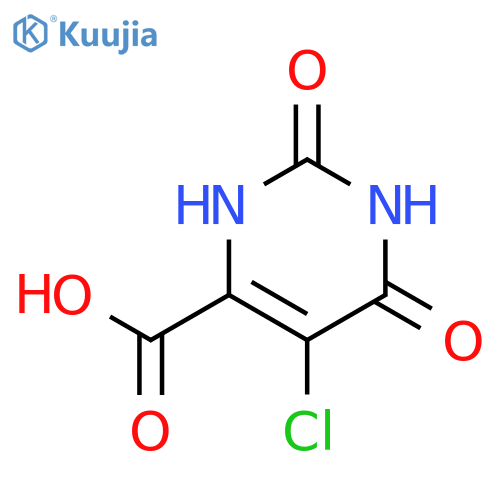 4-Pyrimidinecarboxylicacid, 5-chloro-1,2,3,6-tetrahydro-2,6-dioxo- structure
