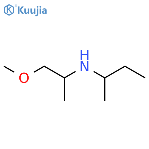 (Butan-2-yl)(1-methoxypropan-2-yl)amine structure
