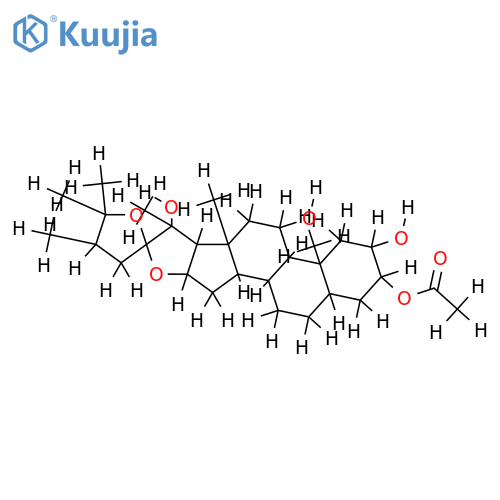 3-acetyl-2-desacetylhippurin-1 structure