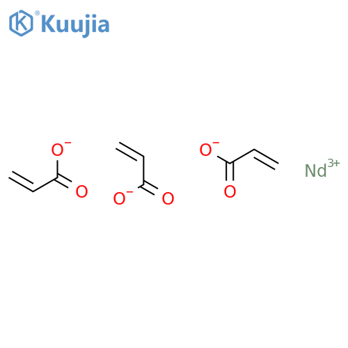 neodymium(3+) acrylate structure