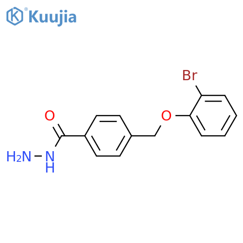 4-(2-bromophenoxy)methylbenzohydrazide structure