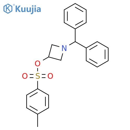 Toluene-4-sulfonic acid 1-benzhydryl-azetidin-3-yl ester structure