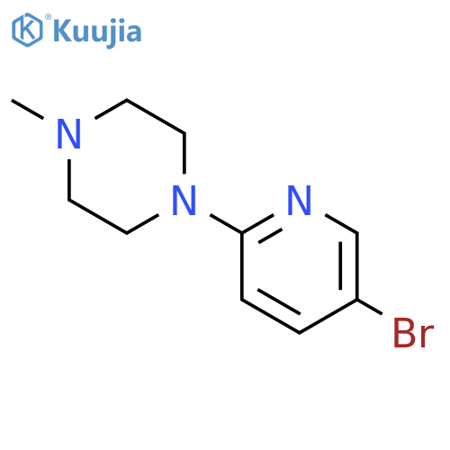 5-Bromo-2-(4-methylpiperazin-1-yl)pyridine structure