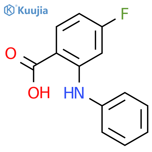 4-Fluoro-2-(phenylamino)benzoic acid structure